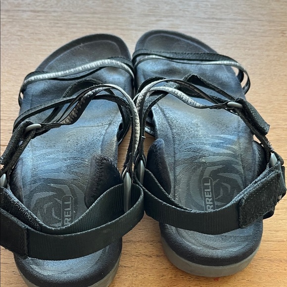 Merrell Terran 3 Cush Lattice Sandals, Black, Women's Size 8 - Picture 4 of 7